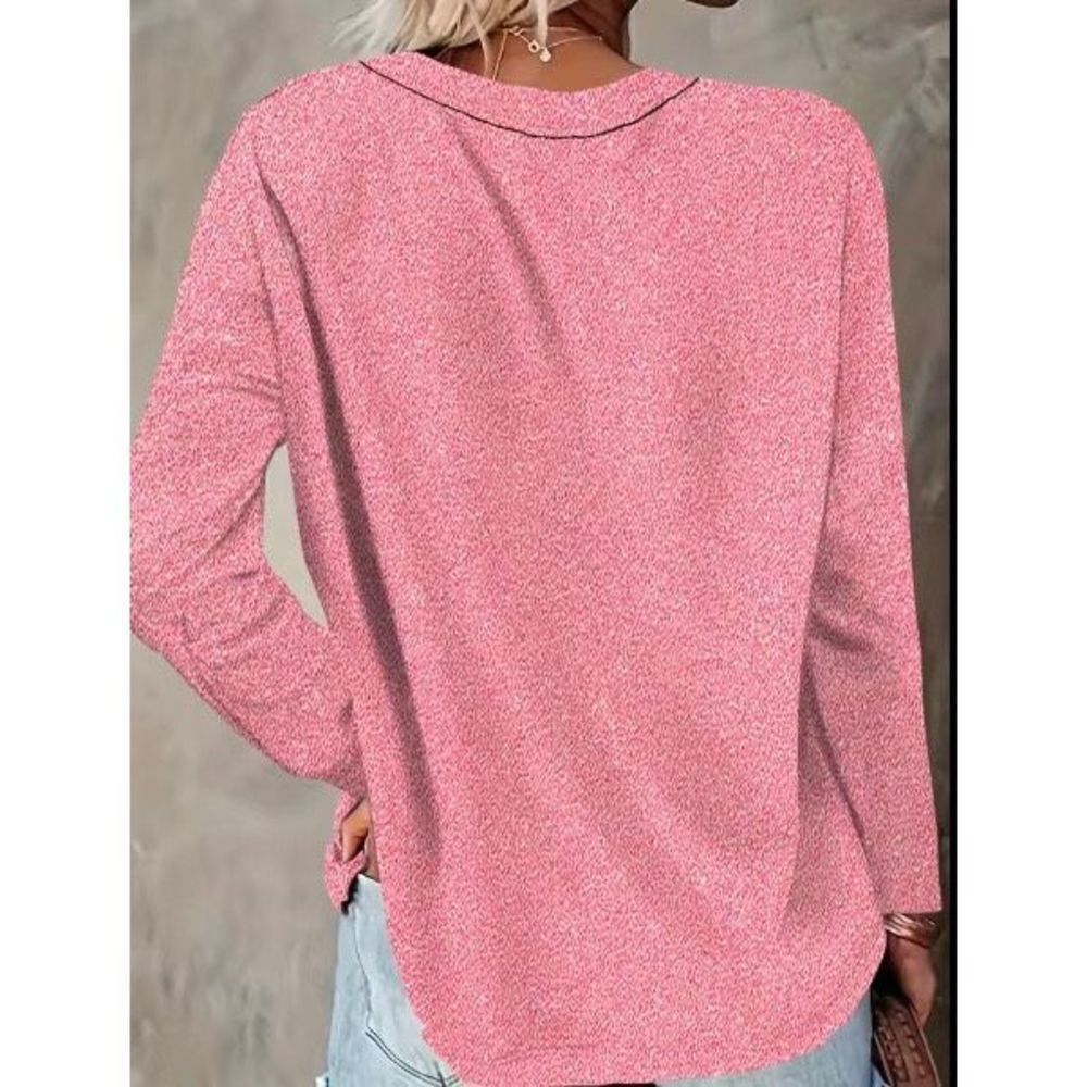 Women’s Long Sleeve T-Shirt Top - Picture 2 of 5